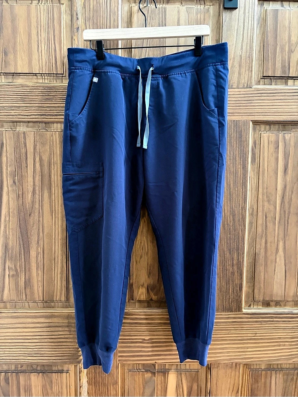 FIGS Zamora Jogger Scrub Pant Cargo Pants in Blue LP